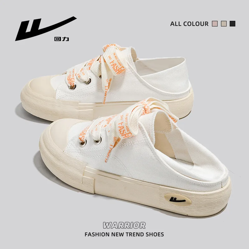 WARRIOR Women Casual Shoes New Hot Sale Non-slip Canvas Shoes Youth Walking Sneakers Comfortable Canvas Shoes for Girl