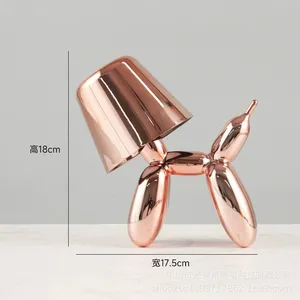 Small Night Light Creative Cartoon Balloon Dog LED Light Living Room Bedroom Bedlight Home Decoration Atmosphere Light