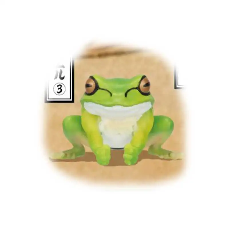 Giapponese Genuino Gacha Modello In Scala Rana Gru Forte Sumo Rana Rospo Rana Antropoomorfico Animale Sveglio Ornamenti Action Figure Giocattoli