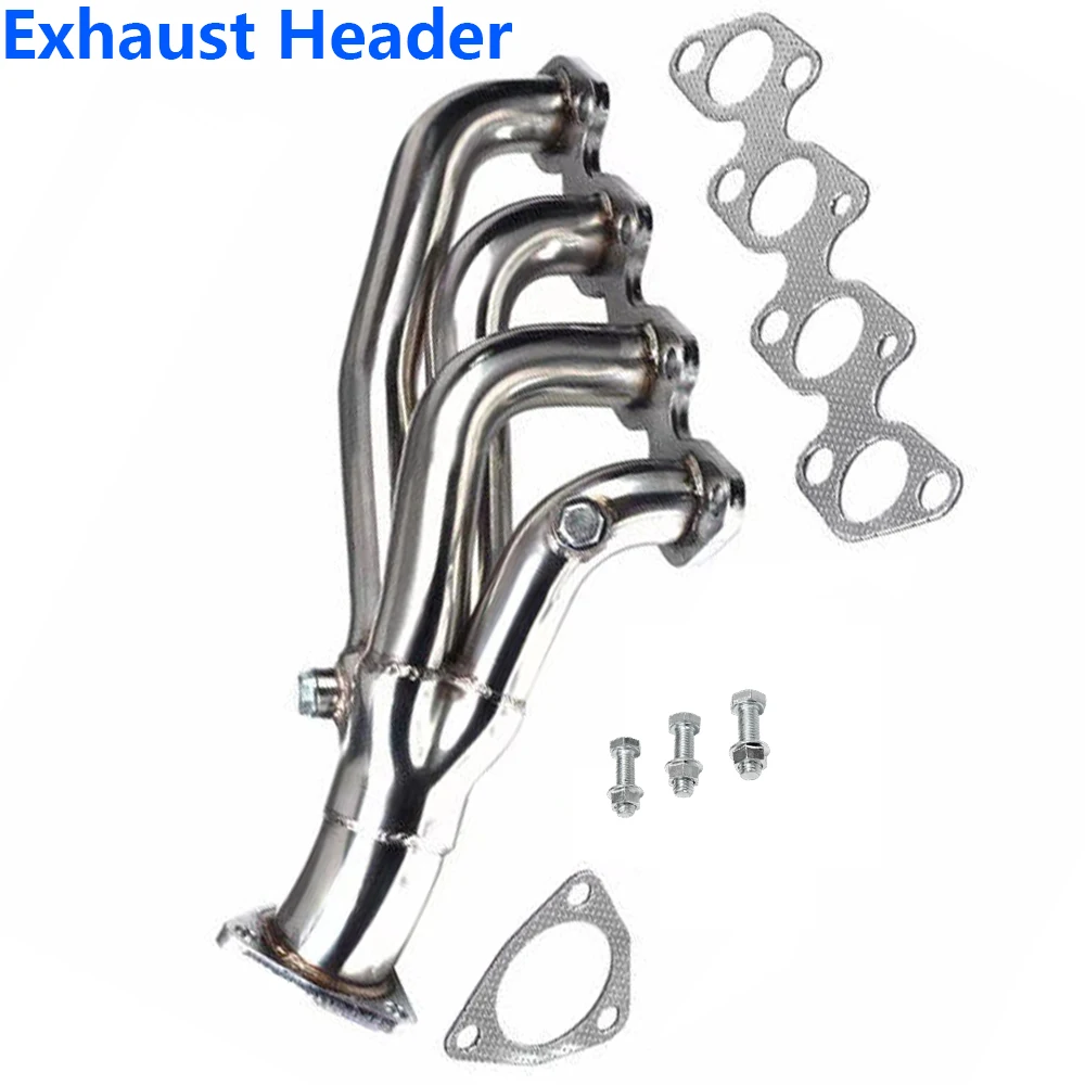 304 Stainless Steel Exhaust Header Manifold For Nissan 240SX S14 Silvia 1995-1998 KA24DE 2.4L Tuning Exhaust Parts