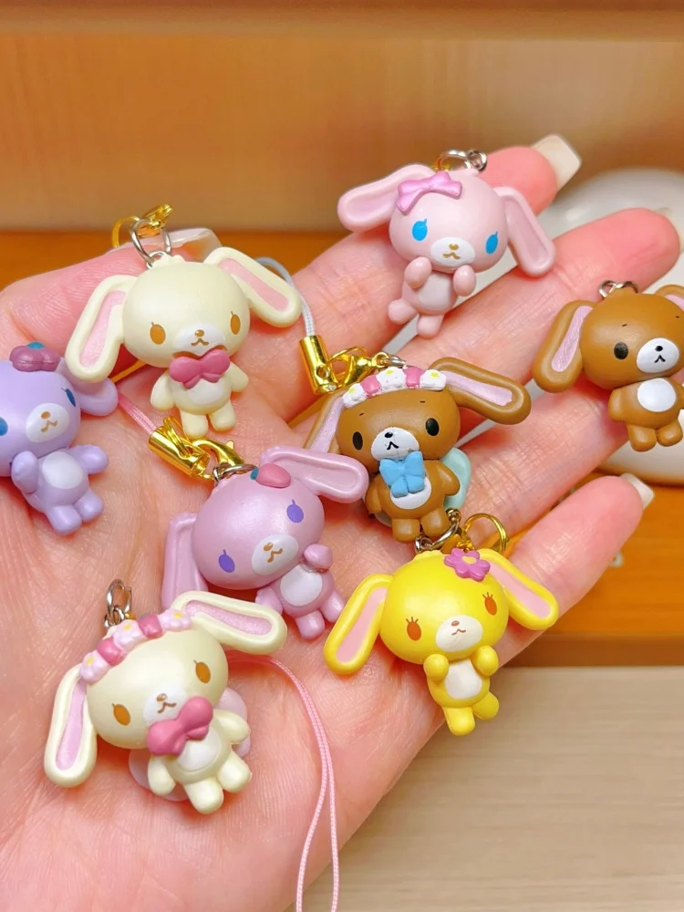 Neu eingetroffen: Anime-Actionfigur Sugarbunnies Anhänger Blindbox Schreibtischspielzeug Schlüsselanhänger Sommer-Strandurlaub-Serie Ornament Geschenk