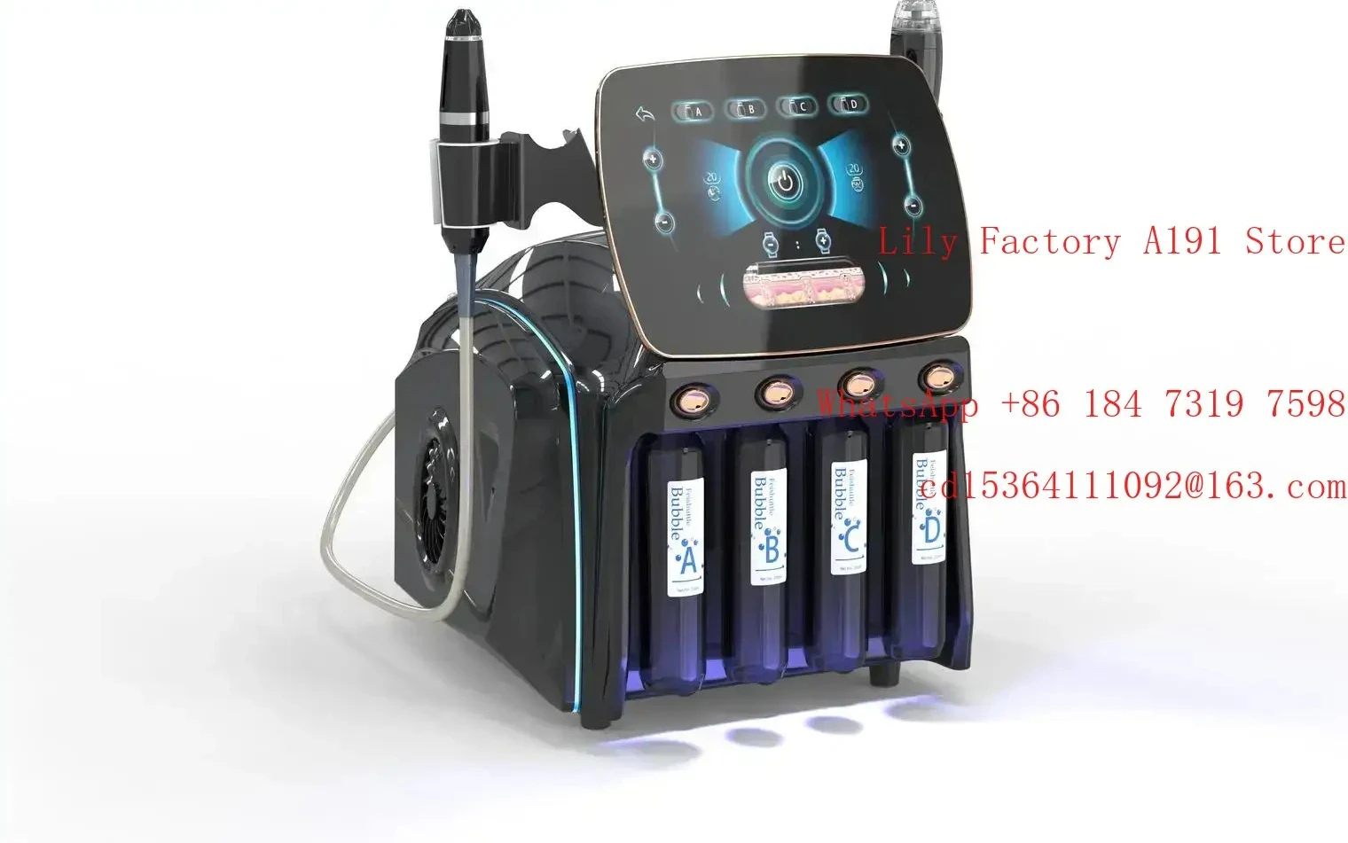 

Aqua Star Custom Logo Diamond Peeling Hydro Facial Machine H2o Hydro Dermabrasion Hydro Aqua Facial Machine