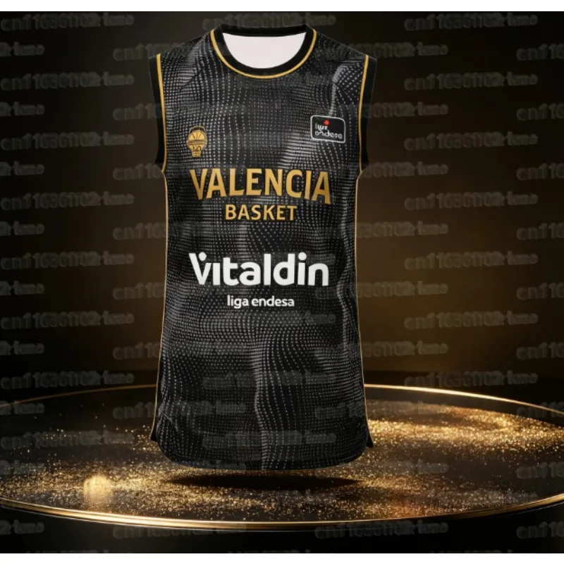 2026-2027 Valencia Basketball Fans Sleeveless Vest Y2K Loose Breathable Quick Drying Thin Sports Fan Street Home Top Vest
