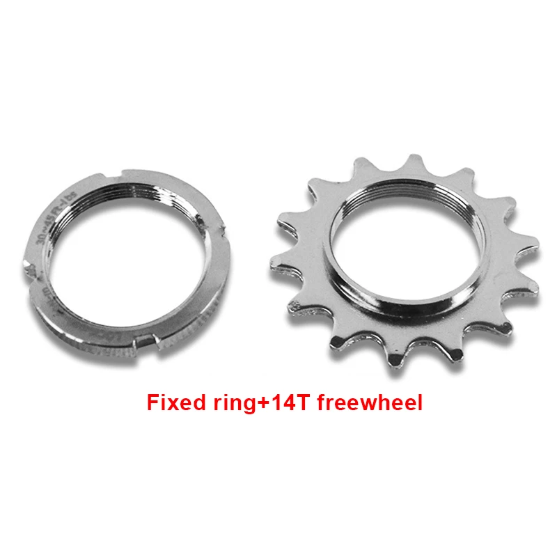 Fixie Bike Freewheel Sprocket Fixed Gear Ratchet, Single Speed Cassette, Fixed Ring, Bicycle Parts, 13T, 14T, 15T, 16T, 17T, 18T