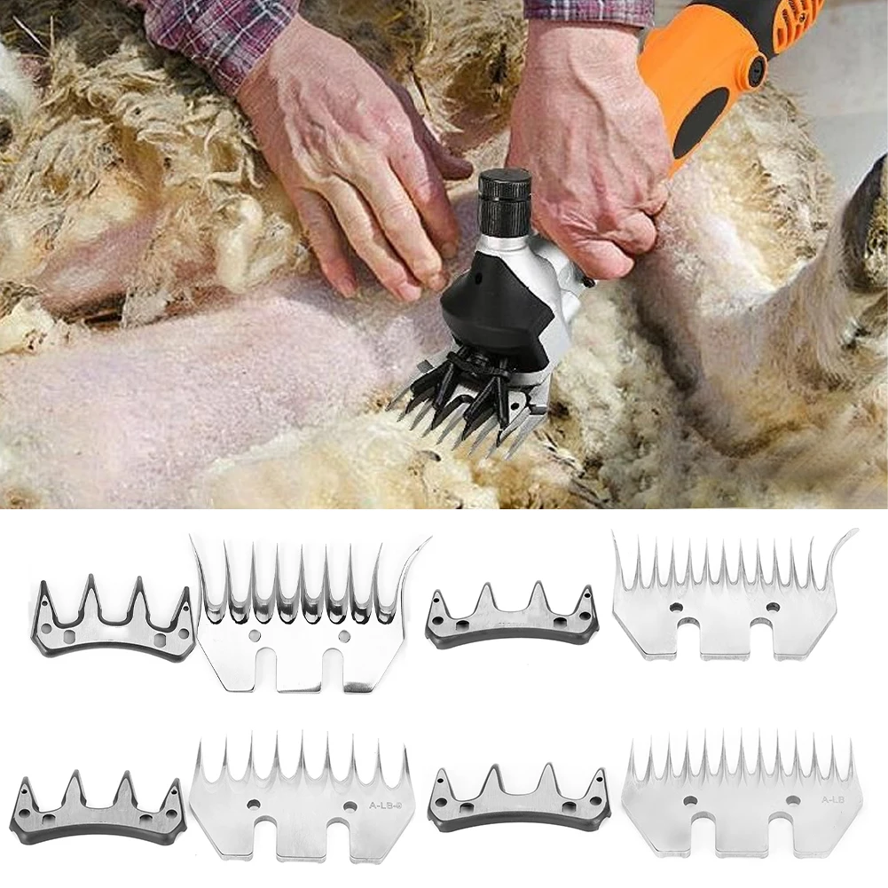 Sheep Clipper Blade Stainless Steel Sheep Clippers Blade High Hardness Cutting Shearing Cutter Replacement Stainless Steel Blade