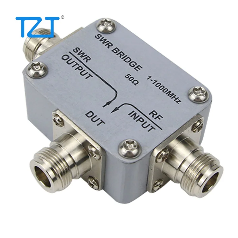 TZT 1GHz RF SWR Reflection Bridge 1-1000MHz Directional Bridge for RF Network Measurement AYT-1