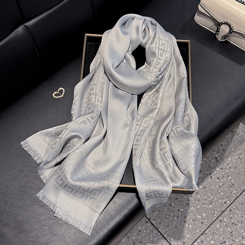 Latest Luxury Brand Bohemia Hijab Scarf Long Muslim Shawl Female Foulard Soft Turban Head Wraps For Women Headband Pashmina 2025