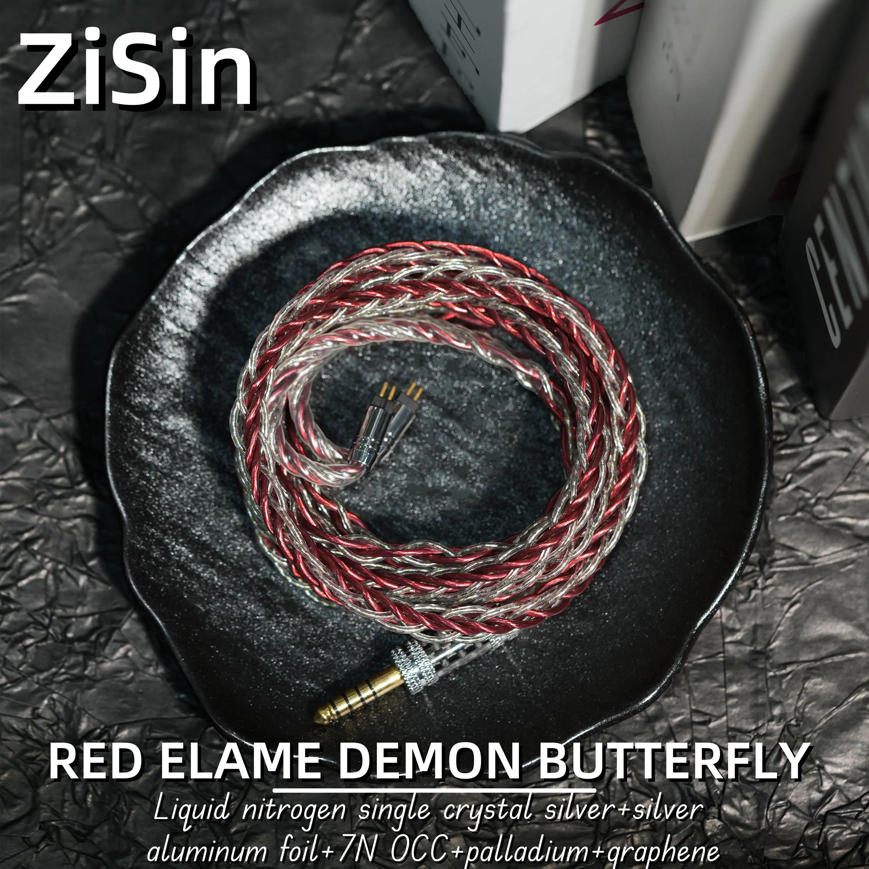 

ZiSin-305 8-Core HIFI Earphone Upgrade Cable With 3.5/2.5/4.4mm MMCX/QDC/TFZ 0.78 2Pin For HEXA KATO Monarch IE500 400
