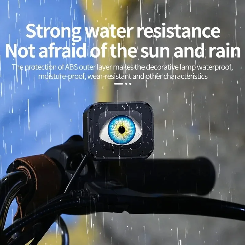 12-36V LED Devil Eye Light Dynamic Motorcycle Mirror Demon Eye Light Waterproof for Motorbike Kits Car Headlight Accessories