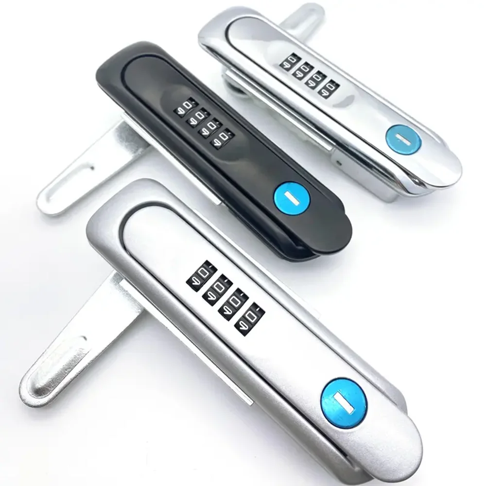 

MS-819 Double Open Electric Cabinet 4 Digital Car Charging Combination Swing Handle Panel Latch Compression Lock
