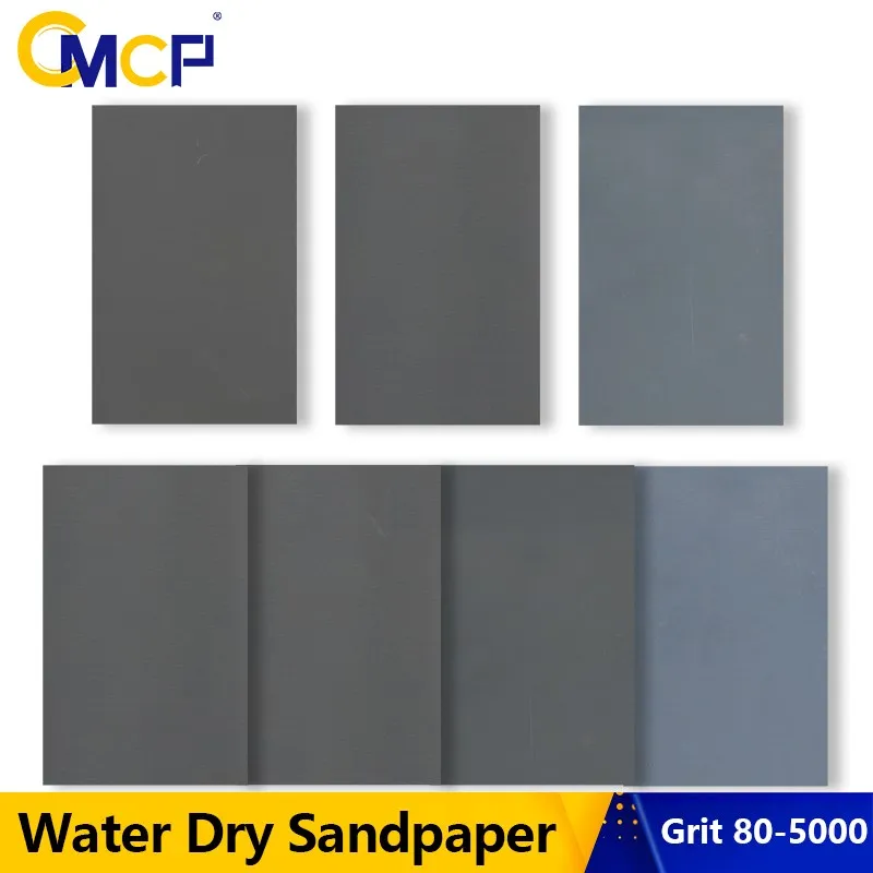 CMCP Water Dry Sandpaper 230x93mm(9x3.6 inch) Sanding Paper Grit 80-5000 Abrasive Sand Paper for Wood Metal Automotive Polish