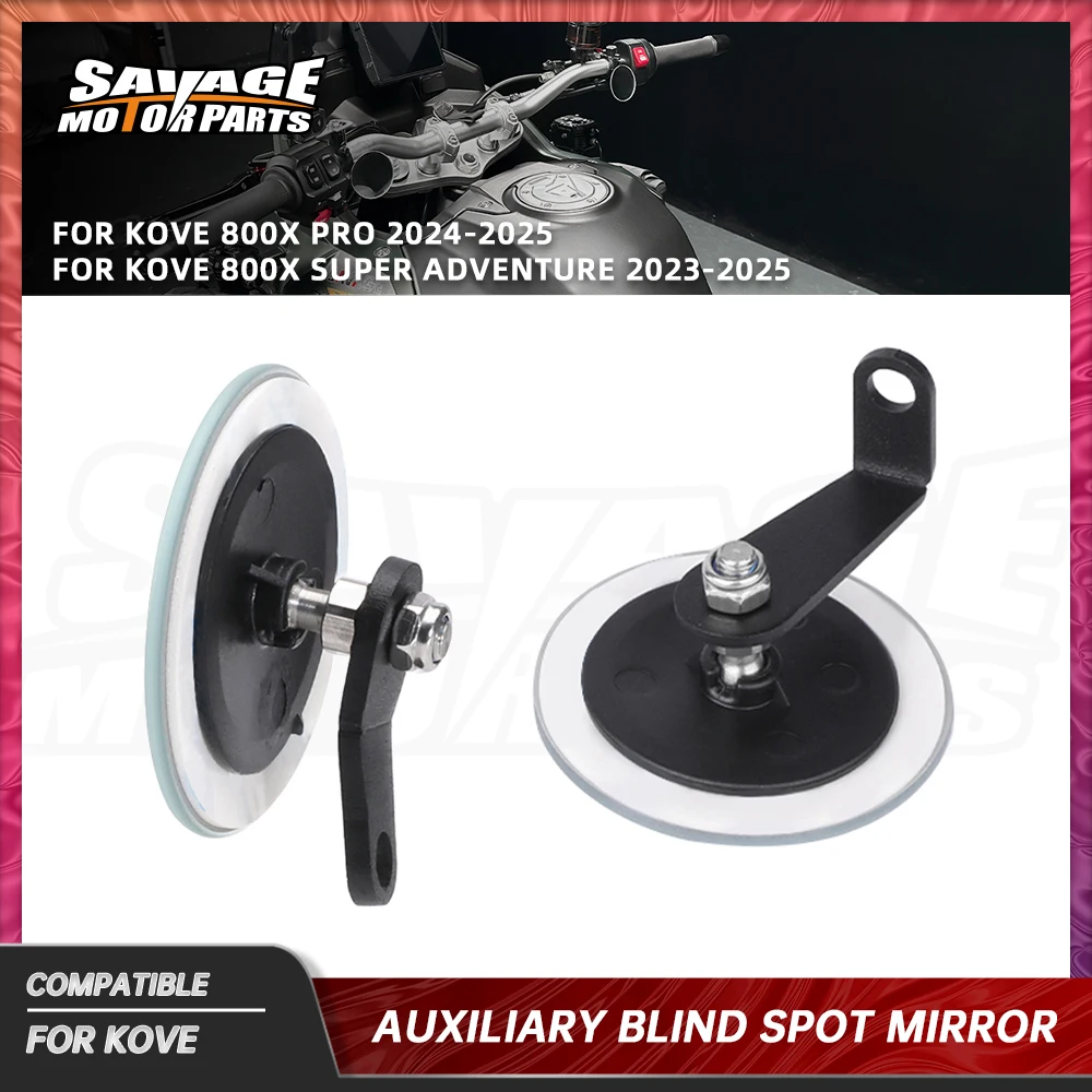 

800X Blind Spot Mirror For KOVE 800X Pro 800X Super Adventure 2024-2025 Adjustable Auxiliary Rearview Mirror Wide Vision Mirrors