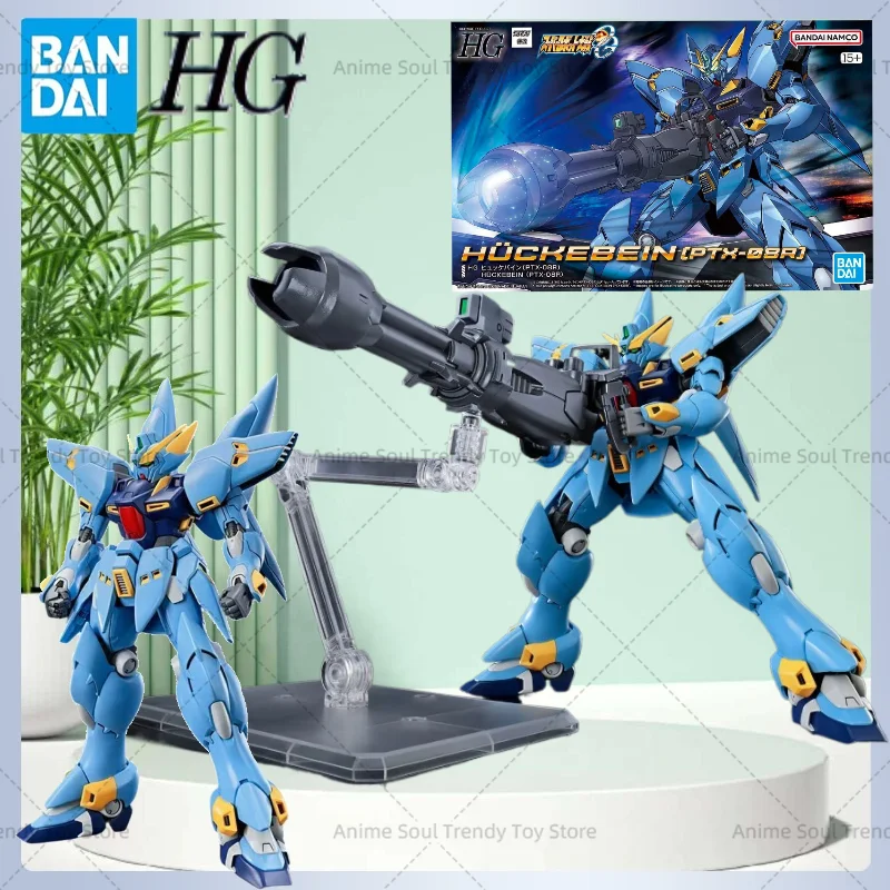 En stock: Bandai HG 1/144 Huckebein PTX-08R Super Robot Wars OG Original Gundam - Kit de modelo para ensamblar, figura de acción, juguete AS