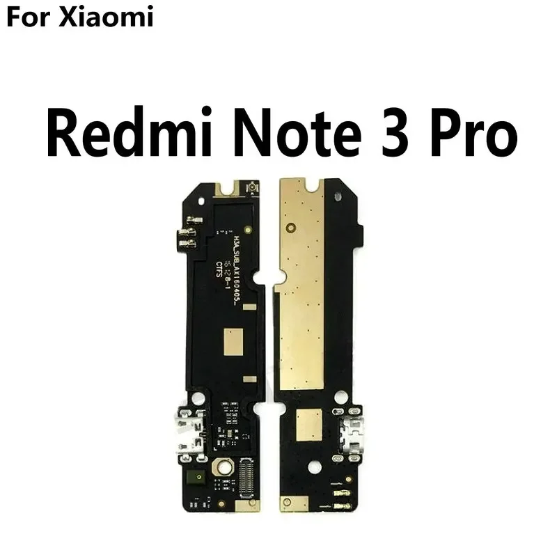 Parti del microfono del connettore del cavo flessibile della scheda della porta di ricarica USB per Xiaomi Redmi Note 3 4 4X Pro Redmi 5 Plus 6A 5A