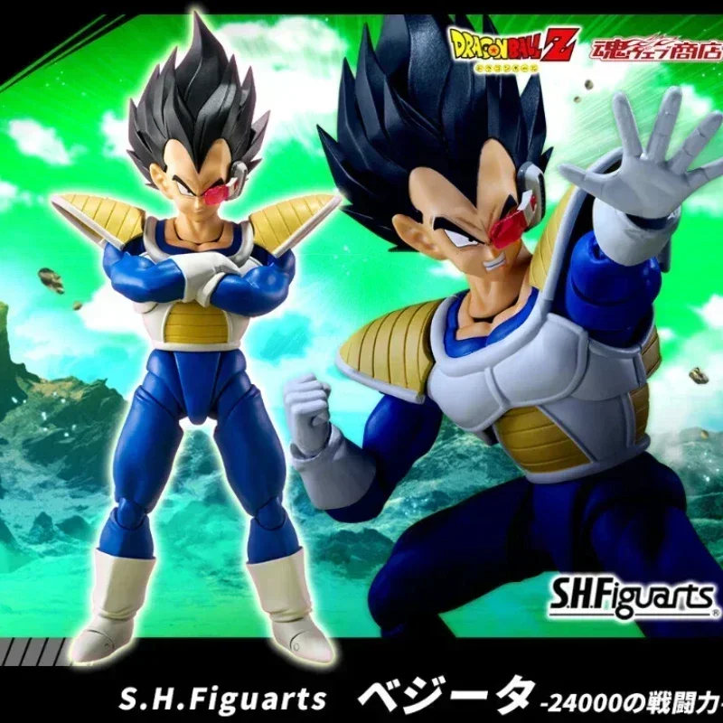 Bandai Original S.H.Figuarts SHF Dragon ball VEGETA 24000 POWER LEVEL Figure Model