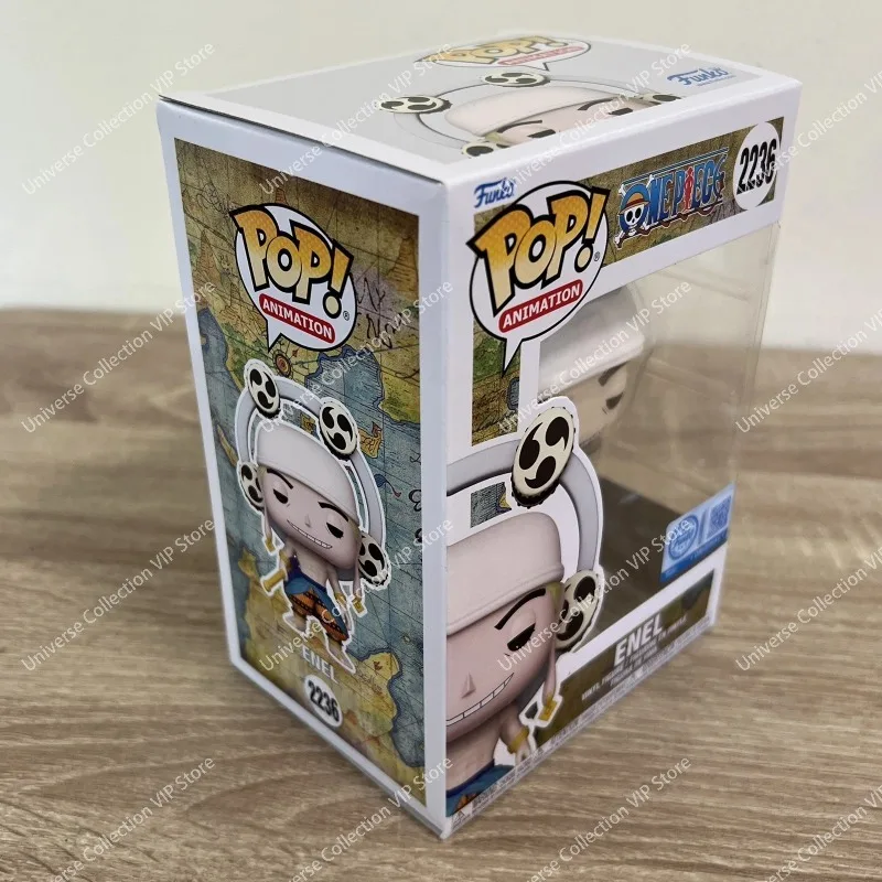 Funko POP One Piece Luffy Zoro Enel Garp Ginny Anime Character Figures for Collection and Display Pirate World Models - view 3