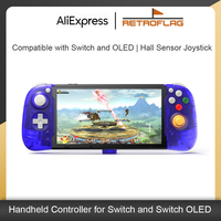 RETROFLAG Handheld Controller Compatible with Nintendo Switch, Switch OLED, Plug and Play Motion Control, Dual Motor Vibration