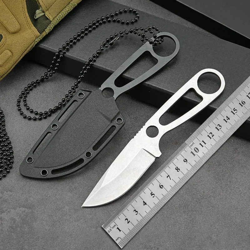 

Samsend Pocket Knife Camping Neck Knives ,Sharp Tactical Tool Portable Outdoor Survival Fishing Fruit EDC Knife Dropshipping