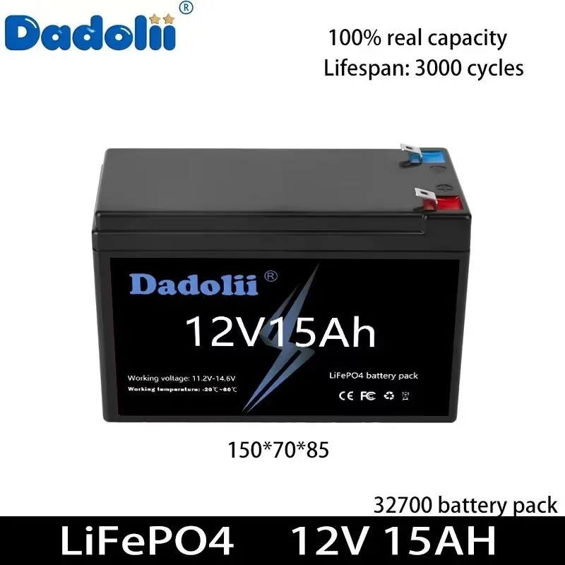 New Upgraded Version  LiFePO4 12v5ah6v8ah 6v10ah6v children's electric car toy car motorcycle baby stroller battery