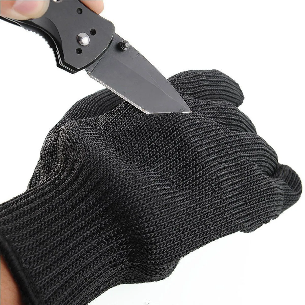 Safety Cut Proof Gloves， Stab Resistance Anti-Scratch Anti-Slash Anti-knife Butcher Cut-Resi Kitchen Practical