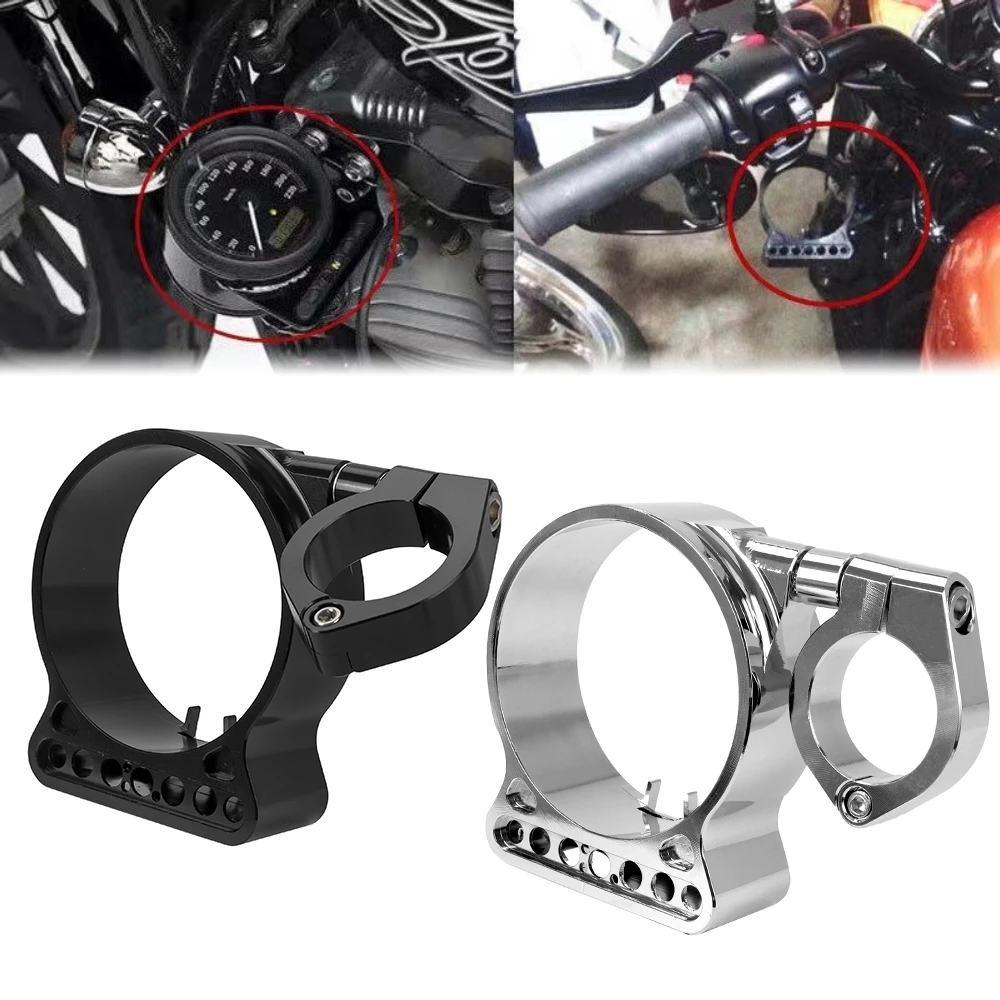 

Кольцо для индикатора спидометра с боковым креплением, кронштейн для перемещения 39 мм, инструмент для Harley Sportster 883 1200 XL 48 93-2015