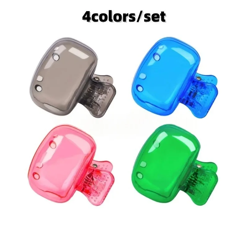 2-5PCS Reizen Opzetborstel Covers Elektrische Tandenborstel Protector Cap Brush Pod Case Draagbare Plastic Clip voor Huishoudelijke Reizen