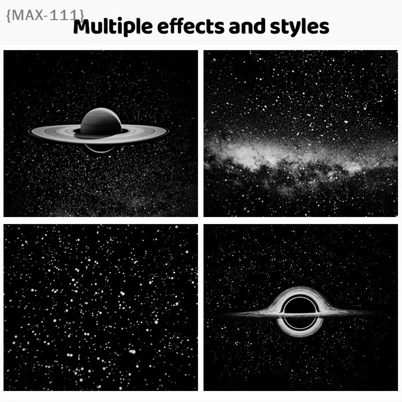 【F2-MAX111】Atmosphere Projection Car Ambient Light - Large Range Projection Romantic Scene Adjustable Focus Distance Multiple Ef