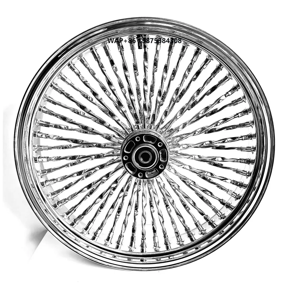 Chrome Color Aluminum Alloy Wheel Accessories Front & Rear Compatible for Harley 08-later FLSTF FLSTFB FLSTFBS New Motorcycles