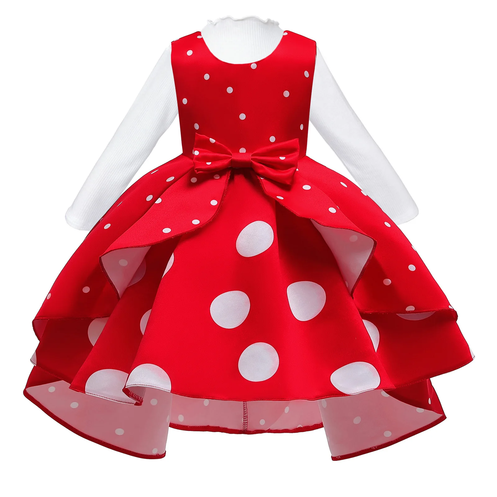 

Длинное платье для девочек Abiti Da Sposa Per Damigelle D'onore Abiti Da Cerimonia Corti Con Платье на День Благодарения для маленьких девочек 6-месяц