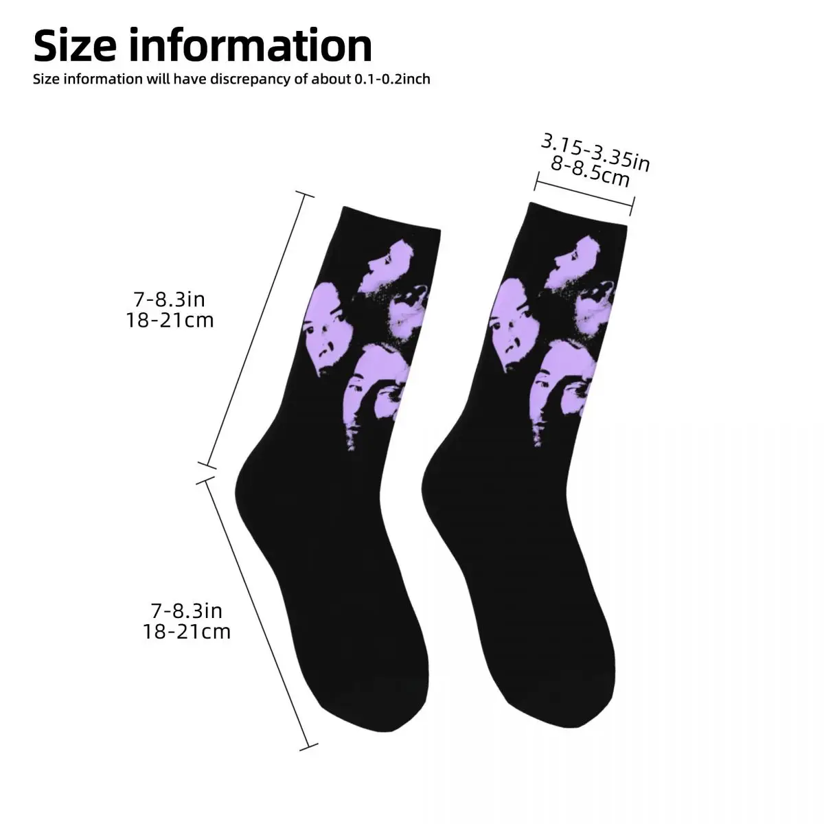 BMTH-calcetines de música de Rock para hombre, medias flexibles con estampado gráfico de Deathcore Pop Rock, suaves, los mejores regalos