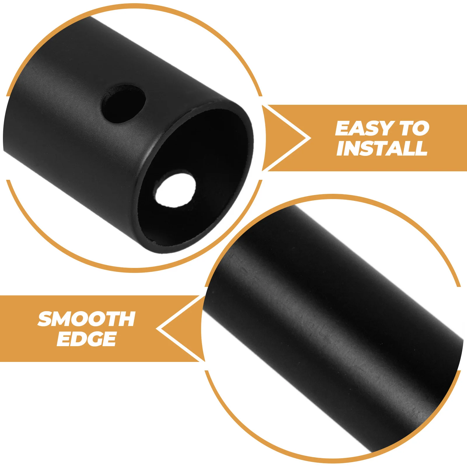 

Fan Downrod Extension Ceiling Fan Rod Sturdy Iron Material Enhanced Stability Durable Design Easy Installation