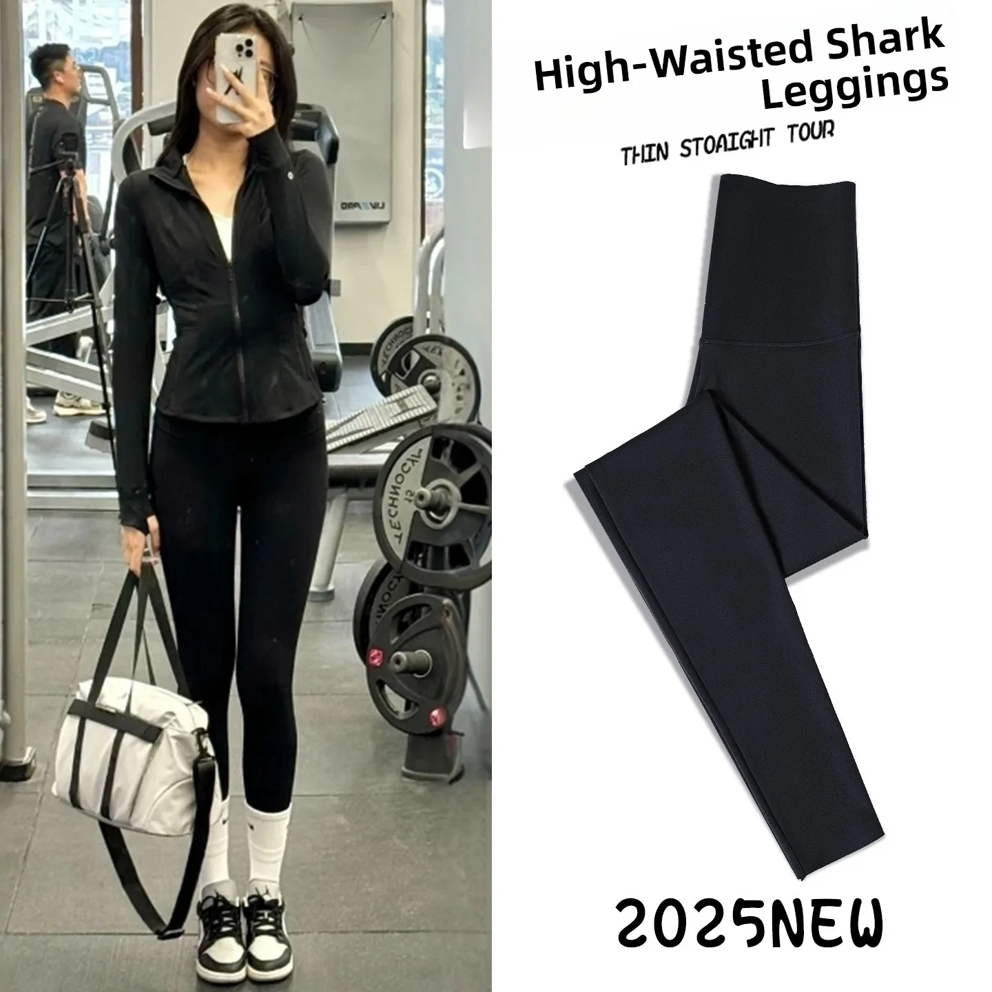 

Bla High-Waist Slimming arkskin Yoga Pants Women's Fitn Trousers Sl Butt Lifting Bot Autumn New Arrival