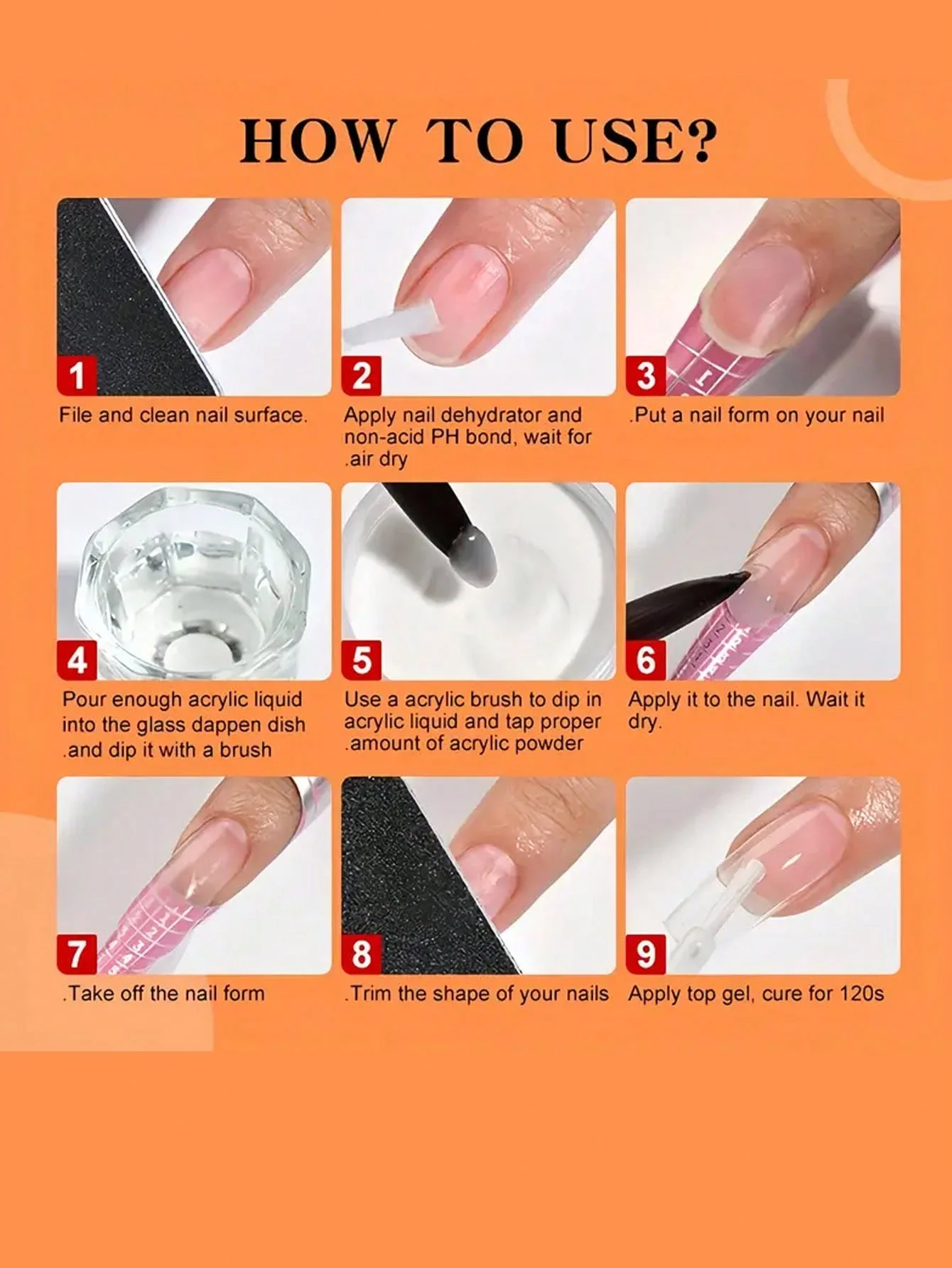 قطعة واحدة من سلسلة مسحوق الأكريليك الملون، مسحوق كريستال لفن الأظافر باللون الأحمر والأبيض والأرجواني اللامع، هدية عيد للنساء #6