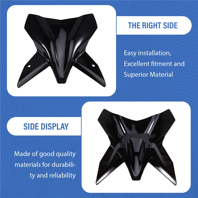 اكسسوارات الدراجات النارية الرياضة الزجاج الأمامي قناع Viser عدة ل 990 Duke 990 Duke 990 DUKE 990 DUKE 2024--AD39 #6