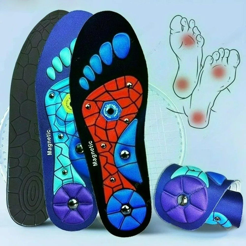 العلاج المغناطيسي الطبي النعال الرياضية تدليك القدم فقدان الوزن التخسيس العلاج بالابر نعل مكافحة التعب الرعاية الصحية منصات الأحذية