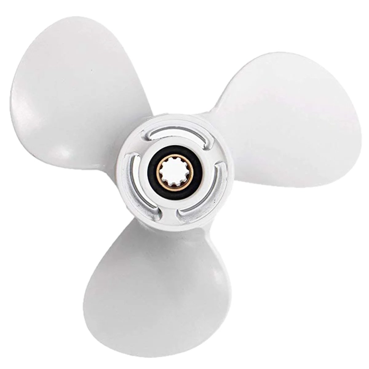 

9-7/8 X 12 Marine Outboard Propeller for Yamaha 20-30HP 664-45954-01-EL Aluminium Alloy Marine Propeller 10 Spline Tooth