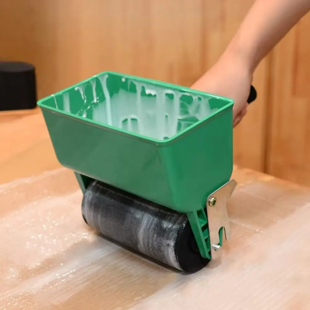 

ABS Industrial Plastic Manual Glue Machine Foamed Rubber Wheel Aluminum Roller Core Drum-type Manual Gluing Machine 3in/6in