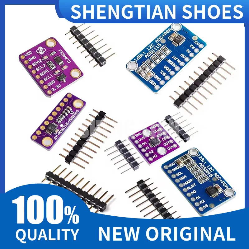 16 Bit I2C IIC ADS1115 ADS1015 ADS1118 Converter Module PCA9306 ADC Board For Arduino RPi Level Translation Amplifier