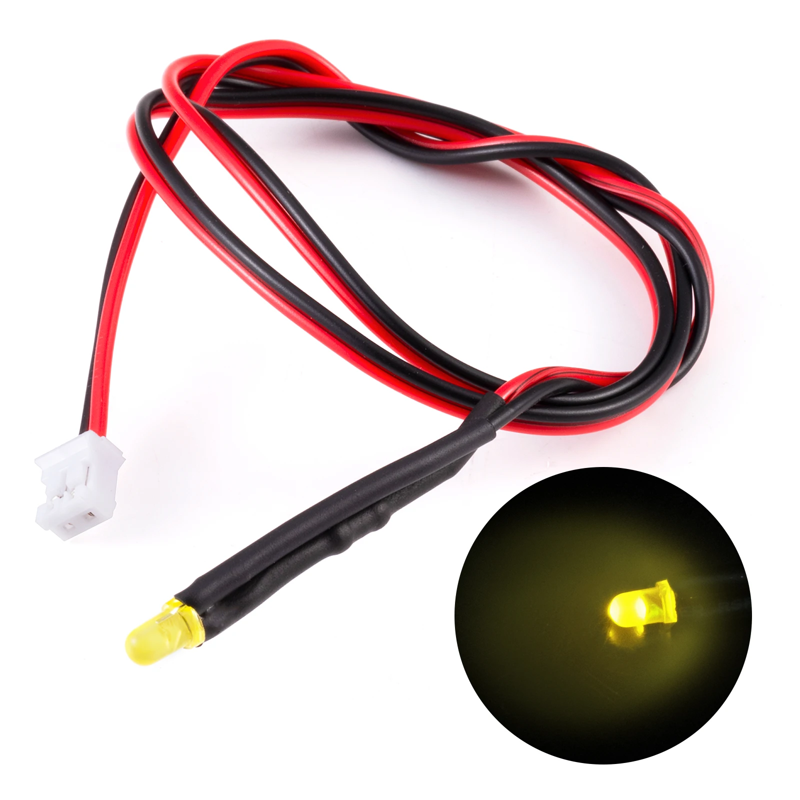 AXSPEED 43 سنتيمتر مصباح ليد المصباح الضوء الخلفي الهيكل مصباح PH2.0 التوصيل محطة سلك ل 1/14 تاميا مركبة يتم التحكم بها عن بُعد جرار ترقية أجزاء #5