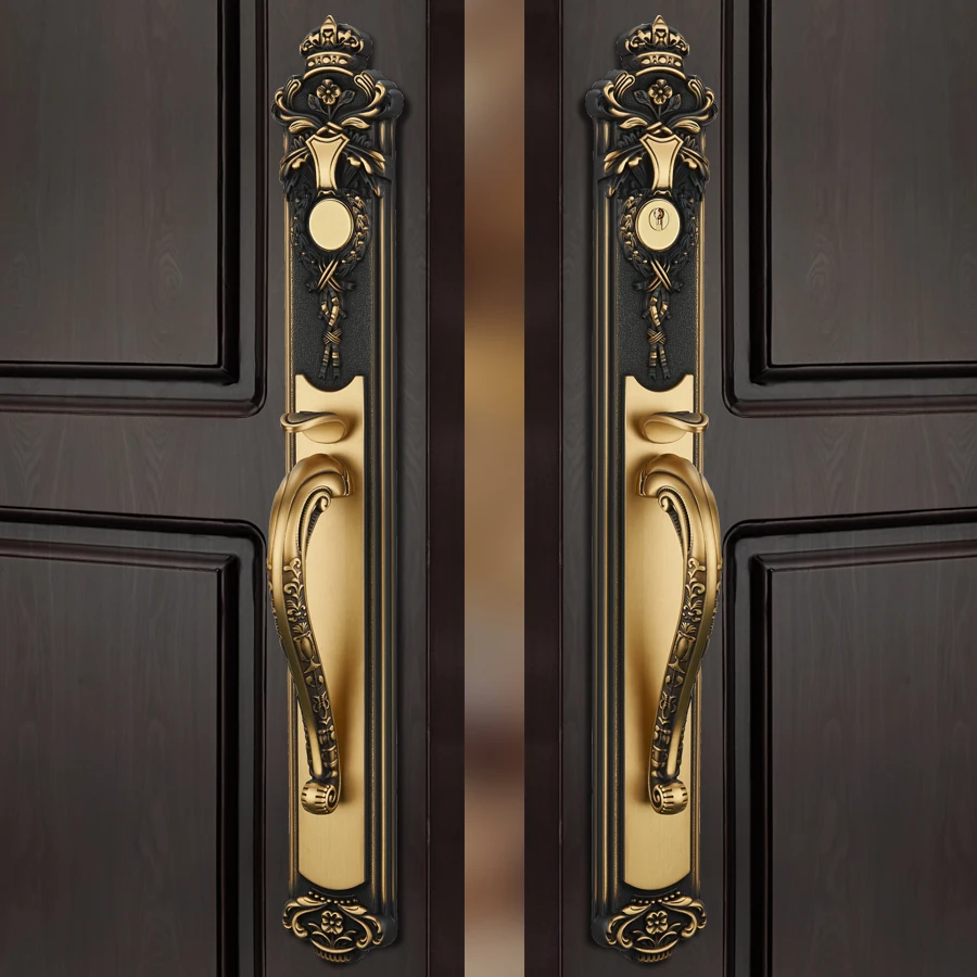

Antique Design Front Door Lock Handle Designs with Good Price