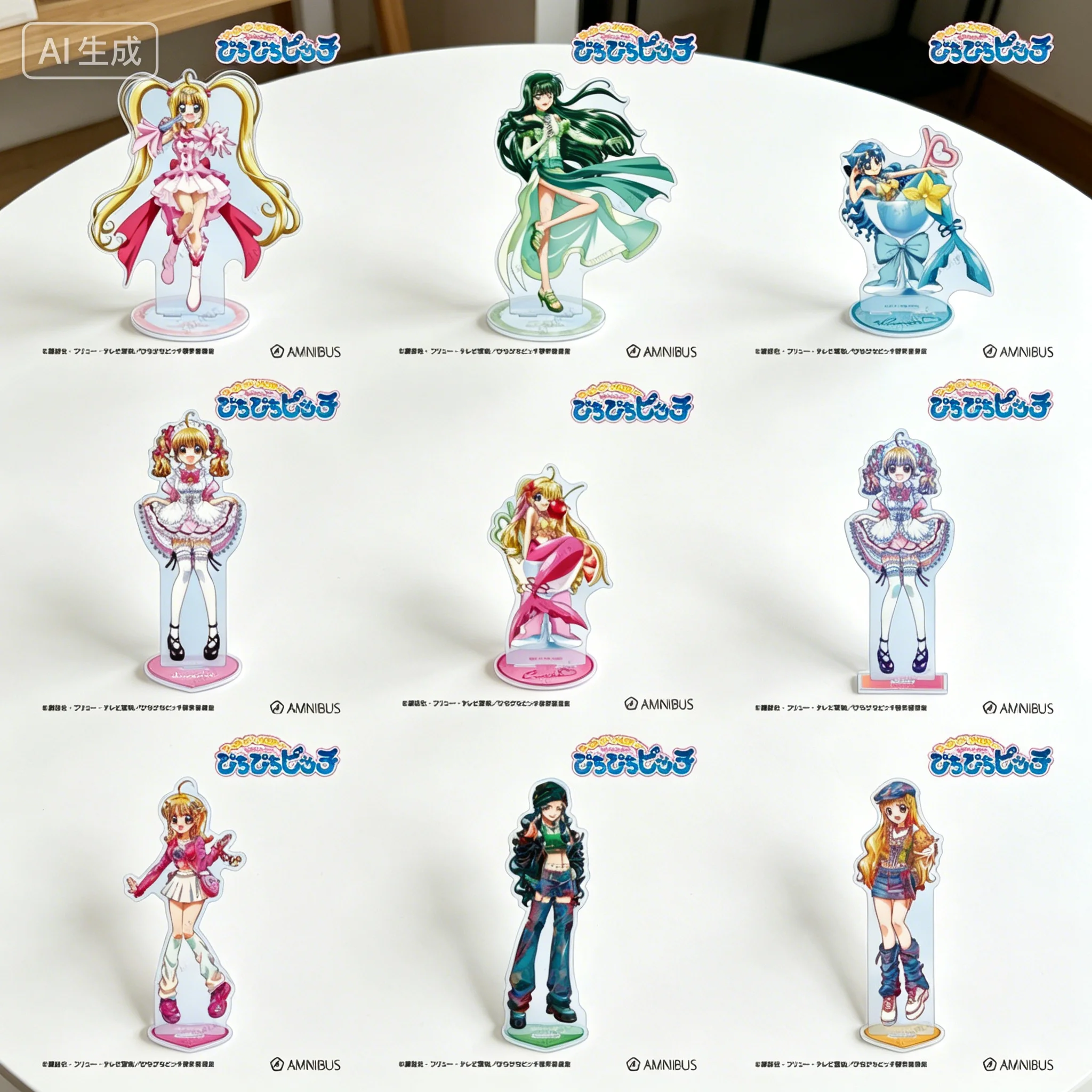 Anime Mermaid Melody Pichi Pichi Pitch Lucia Nanami Acrylic Stand Model Plate Keychains desk decorations Fans Gifts