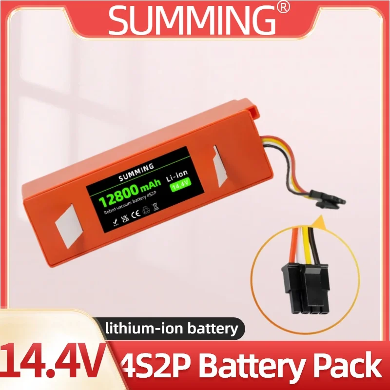 

Сменный аккумулятор D099-4S2P S1-260-4S2P для Xiaomi MIJIA Mi RobotVacuum-Mop2Pro MJSTS1 C101 MJSTPCleaner аккумулятор 12800 Ач