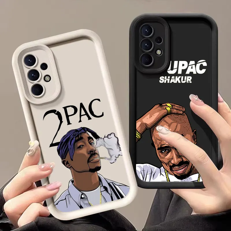 2PAC Rapper Tupac Case For Samsung Galaxy A55 A35 5G Cases A13 A54 A53 A52 A34 A33 A32 A21S A14 A23 A24 A12 A51 A71 Phone Cover