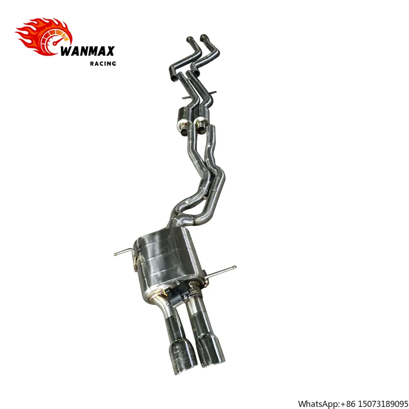 

Высокопроизводительная выхлопная система Catback с клапаном из нержавеющей стали 304 для BMW 330Ci E46 3.0L 2001 года