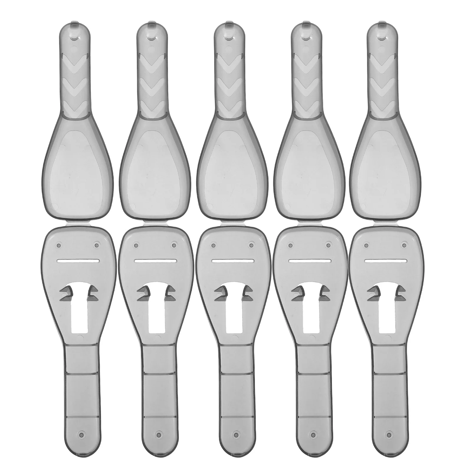 

5Pcs Travel Razor Case Hard Cover Razor Storage Box Compact Shaver Carrying Case for Men Hair Removal Accessories