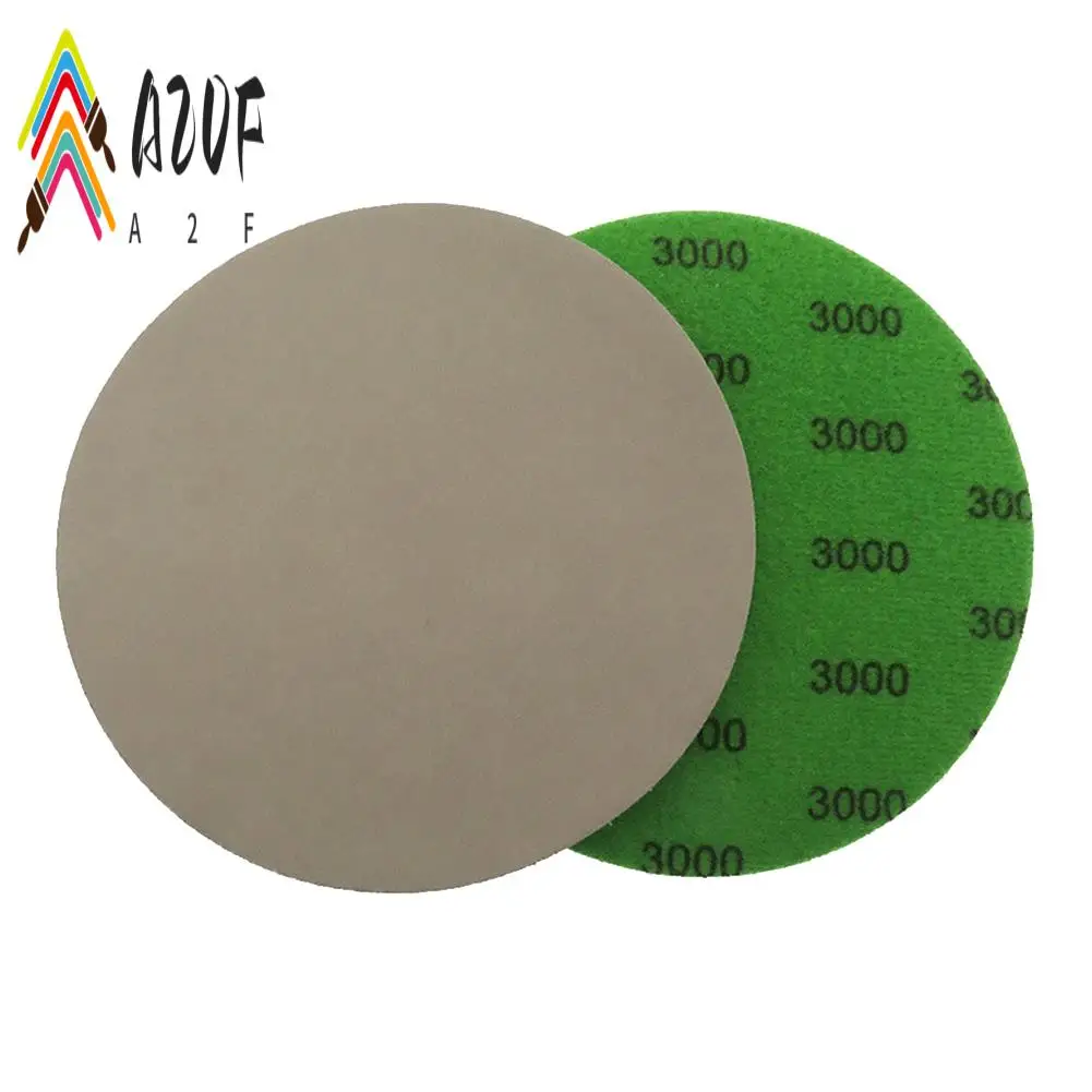 A20F-25 peças disco de moagem de lixa com almofada de interface, para lixadeira de pista aleatória, automóvel, polimento e lixamento de madeira