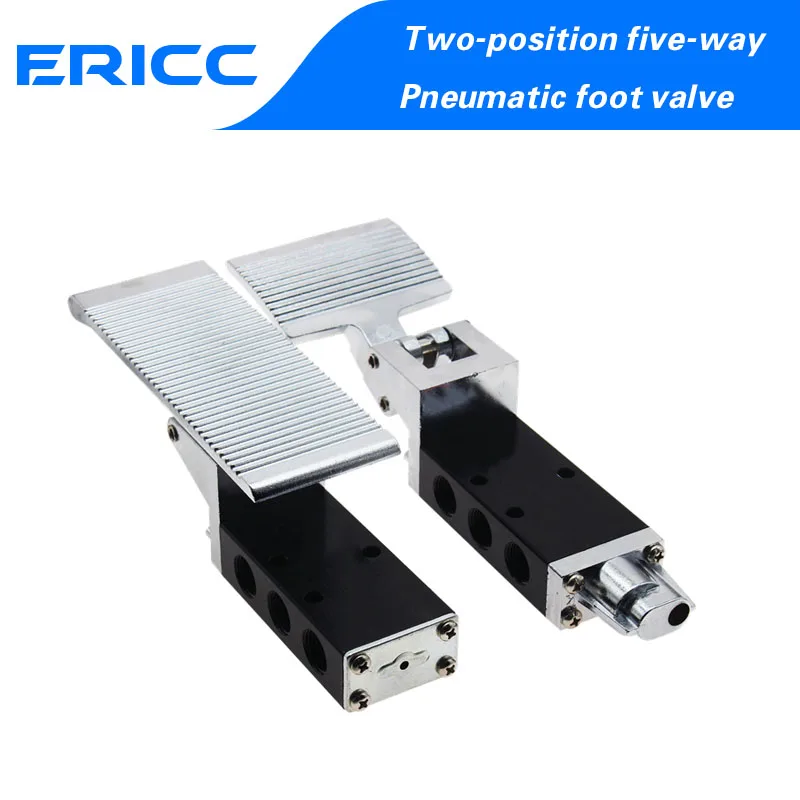 

Pneumatic foot operated valve ST402/403 two position five way automatic reset cylinder foot operated control directional valve