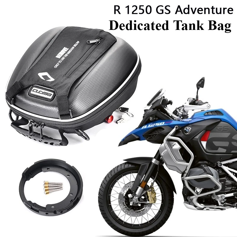 Quick Release Ring Motorcycle Tank Bag for BMW R1250GS Adventure R1250R  R1250RS  R1250RT Tank Bag Luggage Motorcycle Navigation