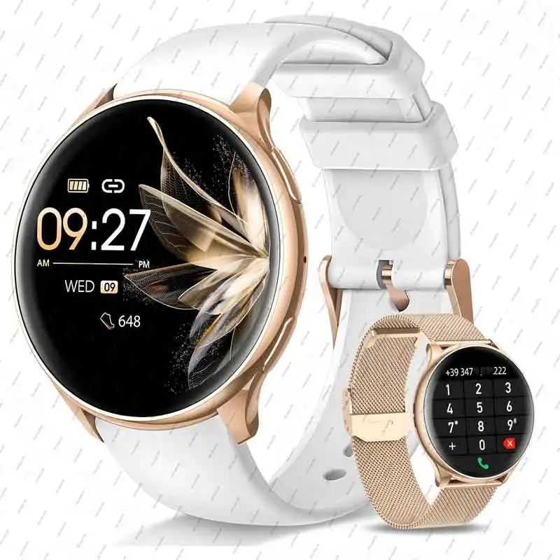 2024 New For Samsung Watch 6 Galaxy Smart Watch BT Call Music Player Fitness Tracker Heart Rate Blood Oxygen Sleep Monitor Watch