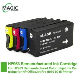 HP963 for HP 963XL 967XL 963 967 XL For HP963 Remanufactured Color Inkjet Ink Cartridge for HP OfficeJet Pro 9010 9015 Printer